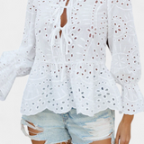 Top Bohemien in Pizzo Kayden con Taglio Fluido