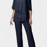 Claudia | Dinah Completo di Due Pezzi con Silhouette Femminile Senza Sforzo