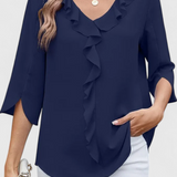 Annemiek Blusa Casual con Taglio Largo e Stile Sofisticato