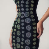 Cristina | Vestito Diamante maxi aderente tipo bandage