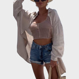 Selena | Camicia Ricamata Con Dettagli Brillanti