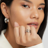 Anello in Argento Stratificato Kiya