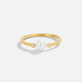 Anello di Perle d'Acqua Dolce Peri