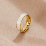 Anello Banda Bianco Sahara
