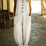Valentina | Salopette in Denim con Spalline Stile Vintage