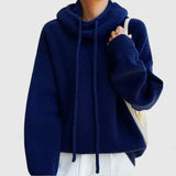 Flavia | Maglione Confortevole con Collo Alto e Cappuccio