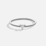 Anello a Cuore di Cristallo 'Kleine Liebe'