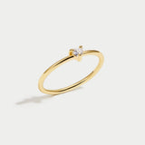 Jimena - Anello a Cuore di Cristallo